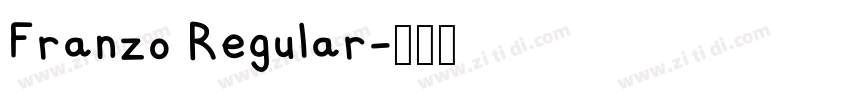 Franzo Regular字体转换